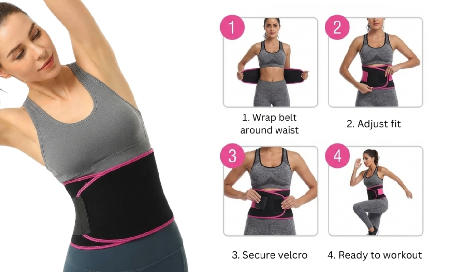 Weight Loss Hot Slimming Belt for Men and Women (Unisex belt)